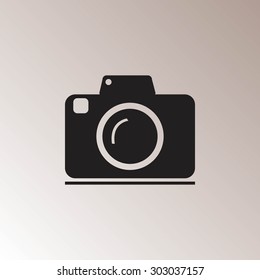 Photo camera icon vector
