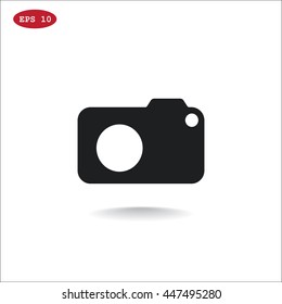  photo camera icon Vector. 