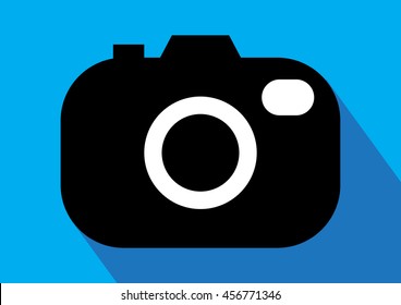 photo camera icon vector