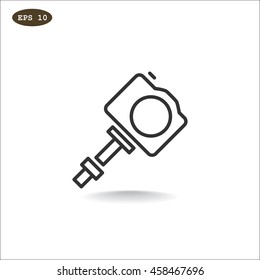  photo camera icon Vector.