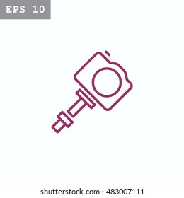  photo camera icon Vector.