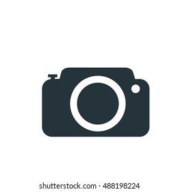 Photo camera icon, Vector
