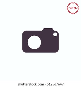  photo camera icon Vector. 