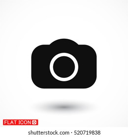 photo camera. icon. Vector