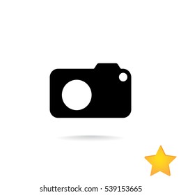  photo camera icon Vector. 