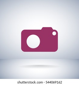  photo camera icon Vector. 
