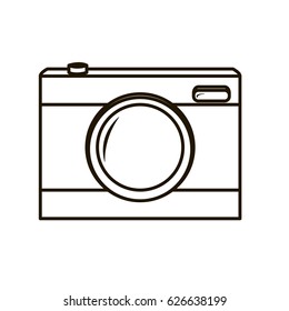 photo camera icon vector