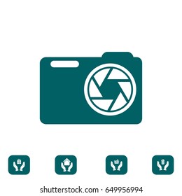 photo camera icon, vector best flat icon, EPS