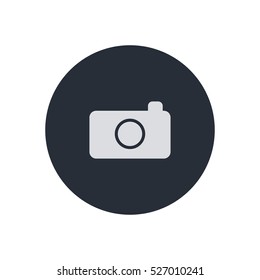 photo camera icon vector, can be used for web and mobile design