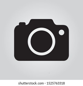 Photo Camera Icon, Vector Design