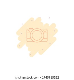 Photo Camera Icon Vector Design