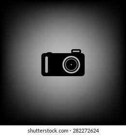 photo camera. icon. vector design