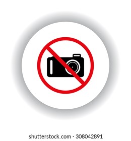 photo camera. icon. vector design