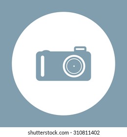 photo camera. icon. vector design