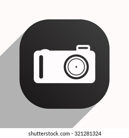 photo camera. icon. vector design
