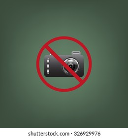 photo camera. icon. vector design