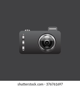 photo camera. icon. vector design