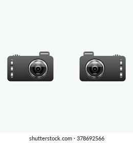photo camera. icon. vector design