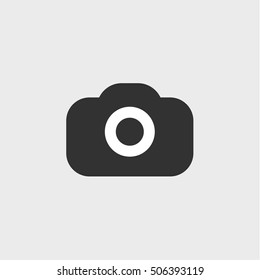 photo camera icon, vector design