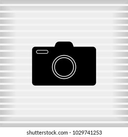 Photo camera icon, Vector EPS 10 illustration style