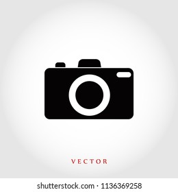 Photo camera icon, Vector EPS 10 illustration style