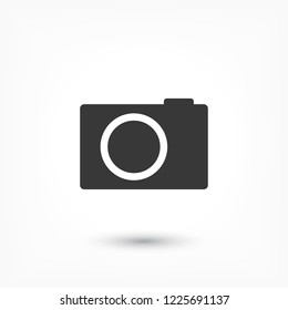 photo camera icon. Vector  Eps 10 