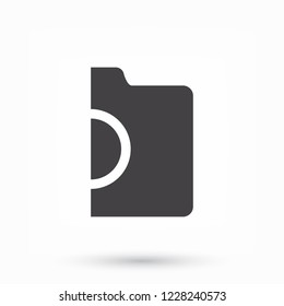photo camera. icon. Vector Eps 10
