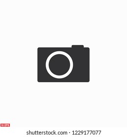 photo camera icon. Vector  Eps 10 