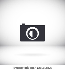 photo camera icon. Vector  Eps 10 