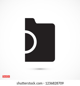 photo camera. icon. Vector Eps 10
