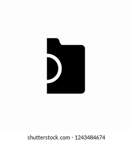 photo camera. icon. Vector Eps 10