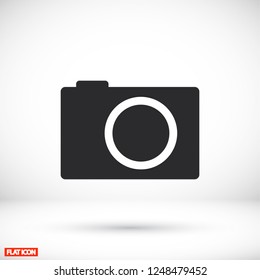 photo camera icon. Vector  Eps 10 
