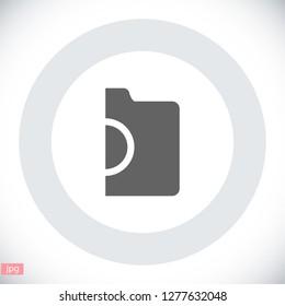 photo camera. icon. Vector Eps 10