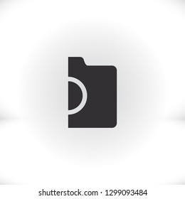 photo camera. icon. Vector Eps 10
