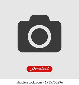 Photo Camera Icon vector eps 10