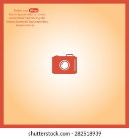 photo camera icon. Vector Eps 10