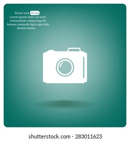 photo camera icon. Vector Eps 10