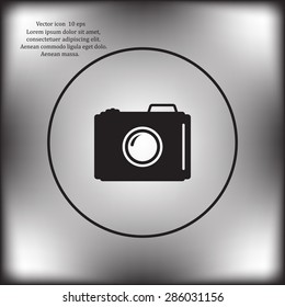 photo camera icon. Vector Eps 10