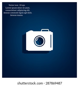photo camera icon. Vector Eps 10
