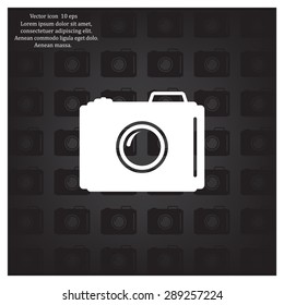 photo camera icon. Vector Eps 10
