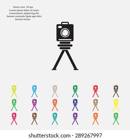 photo camera icon. Vector Eps 10