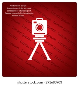 photo camera icon. Vector Eps 10