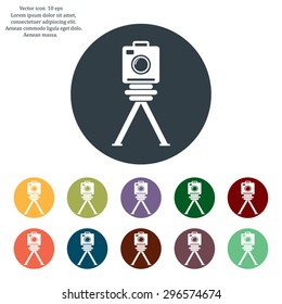 photo camera icon. Vector Eps 10