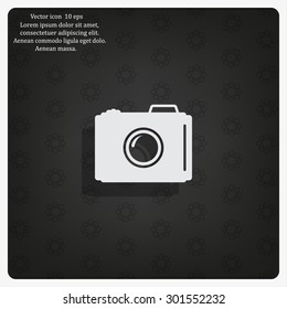 photo camera icon. Vector Eps 10