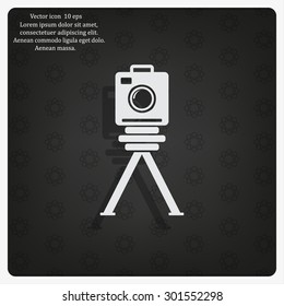 photo camera icon. Vector Eps 10