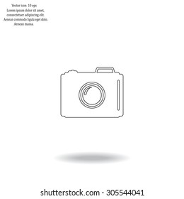photo camera icon. Vector Eps 10