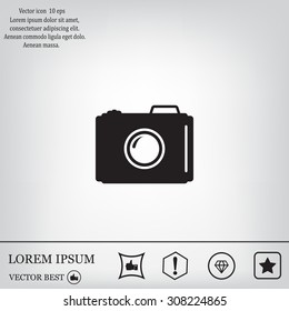 photo camera icon. Vector Eps 10