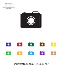 photo camera icon. Vector Eps 10