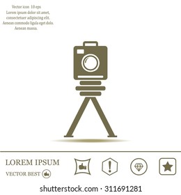 photo camera icon. Vector Eps 10