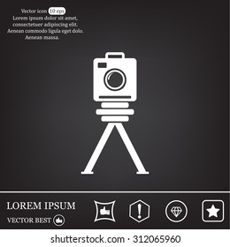 photo camera icon. Vector Eps 10
